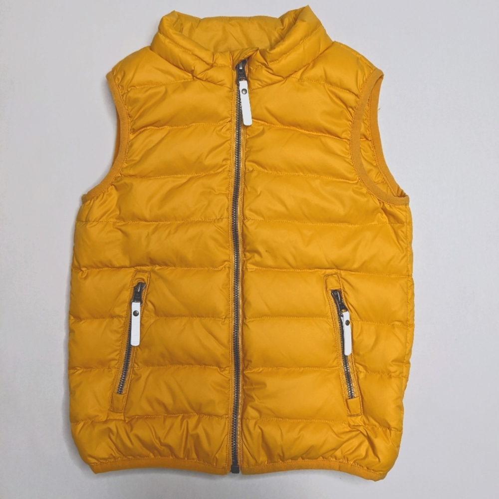 Hanna Andersson yellow down vest